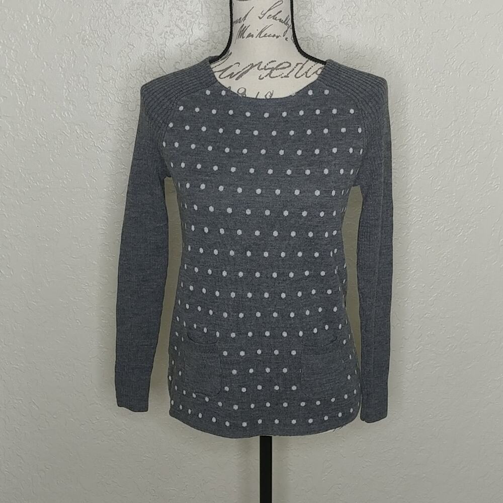 Ann Taylor LOFT Polka Dot Sweater Size S